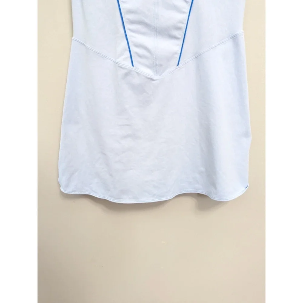 Y2K Nike Tennis Dress Blue Sleeveless Women's Size L Court Tennis Prep